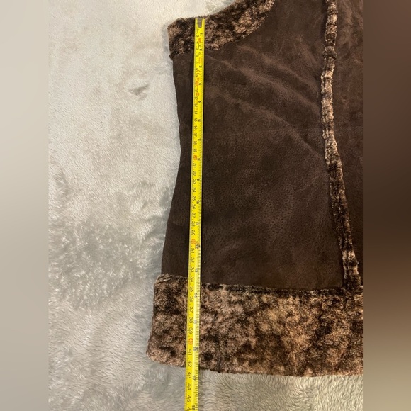 Dress Barn Brown Vest - Picture 5 of 5